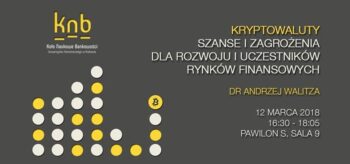 Bankowość po godzinach – Kryptowaluty – wykład otwarty, Kraków 12 marca