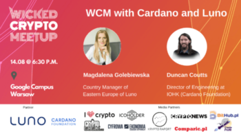 Wicked Crypto with Cardano and Luno, 14 sierpnia w Warszawie