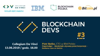 Meetup Blockchain Devs 3#, 13 czerwca w Poznaniu