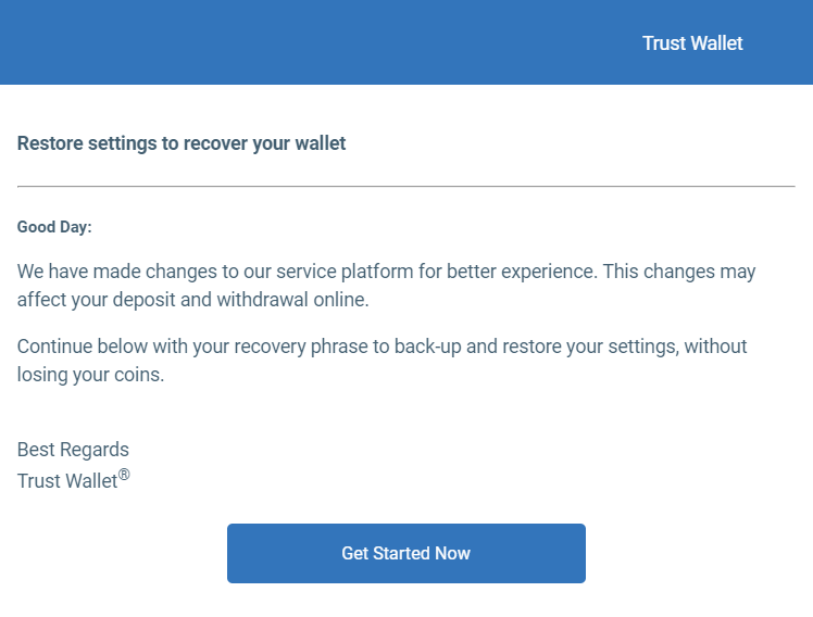 phishing trust wallet