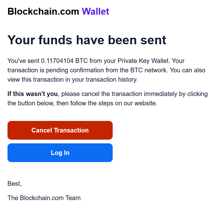 Blockchain.com scam
